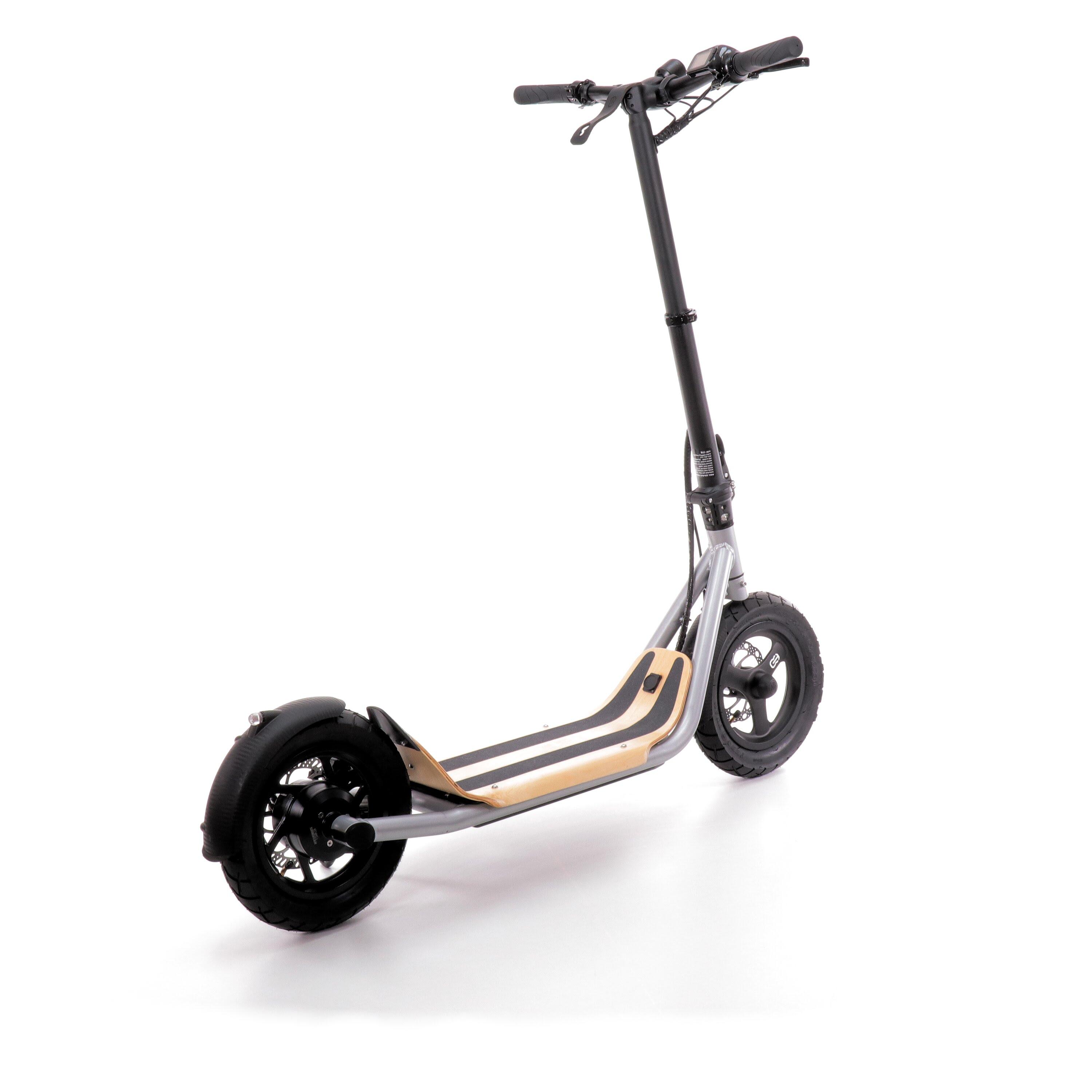 8Tev Adult Electric Scooter, B12 Classic, Silver 3/5