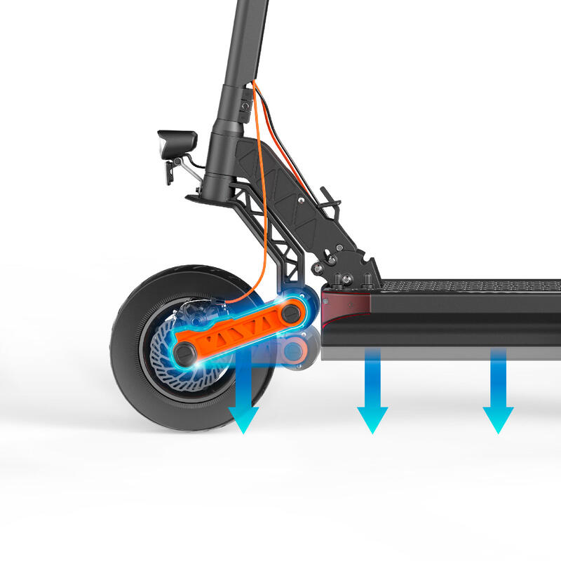 Joyor S10-S zwarte elektrische scooter voor volwassenen + Helm en voortas
