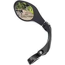 Miroir MR-K11 Ajustable à gauche avec sangle 21-26mm Noir