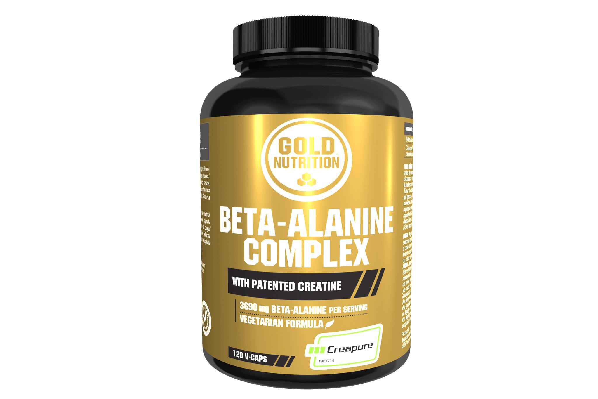 GOLD NUTRITION AUMENTO MUSCULAR BETA-ALANINE COMPLEX - 120 VCAPS