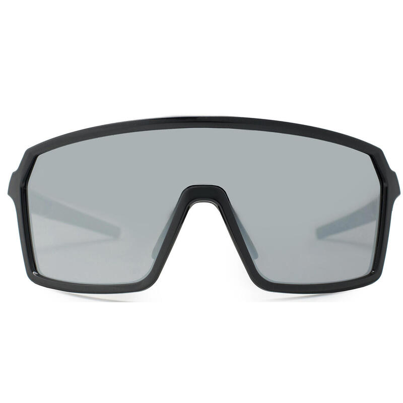Óculos de sol desportivos KJERAG preto fosco, CX PRATA - cat.3 - MUNDAKA