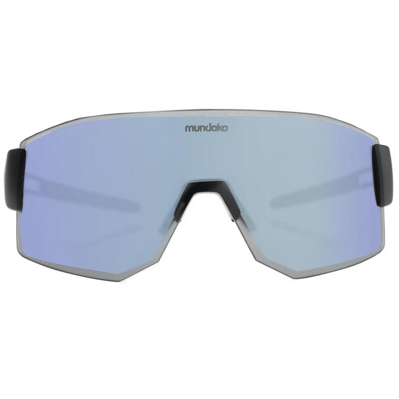 Óculos de sol desportivos PUNCAK preto fosco, Lentes CX AZUL -cat.3-MUNDAKA