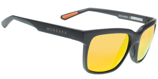 **Lunettes de soleil SKANDI noir mat, CX Polarisés ORANGE cat.3 - MUNDAKA**