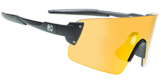 **Lunettes de soleil de sport AI1XS noir mat, CX ORANGE - cat.3 - MUNDAKA**