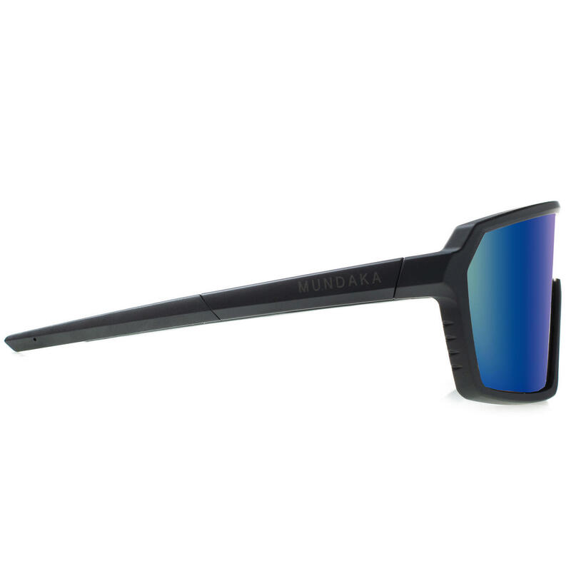 Óculos de sol desportivos KJERAG preto fosco, CX VERDE - cat.3 - MUNDAKA