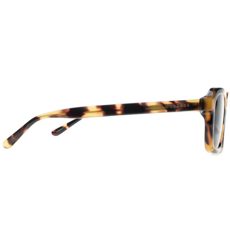 **Lunettes de soleil CANGGU noir et jaune, Polarisés GRIS -cat.3- MUNDAKA**