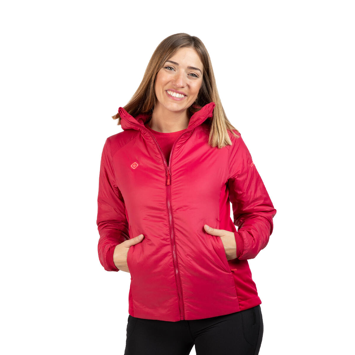 Veste de trekking et d'alpinisme Izas INDAL pour femme, en polaire stretch 3/5