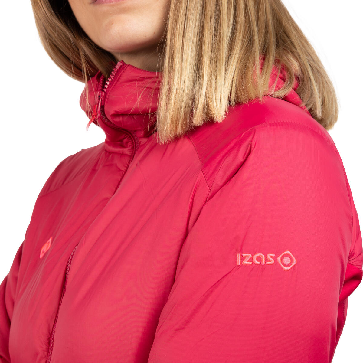 Veste de trekking et d'alpinisme Izas INDAL pour femme, en polaire stretch 4/5