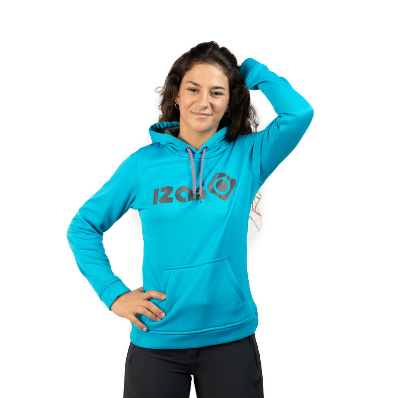 Sudadera Mujer Con Capucha DUERO de IZAS: Funcionalidad para tu Rutina Activa