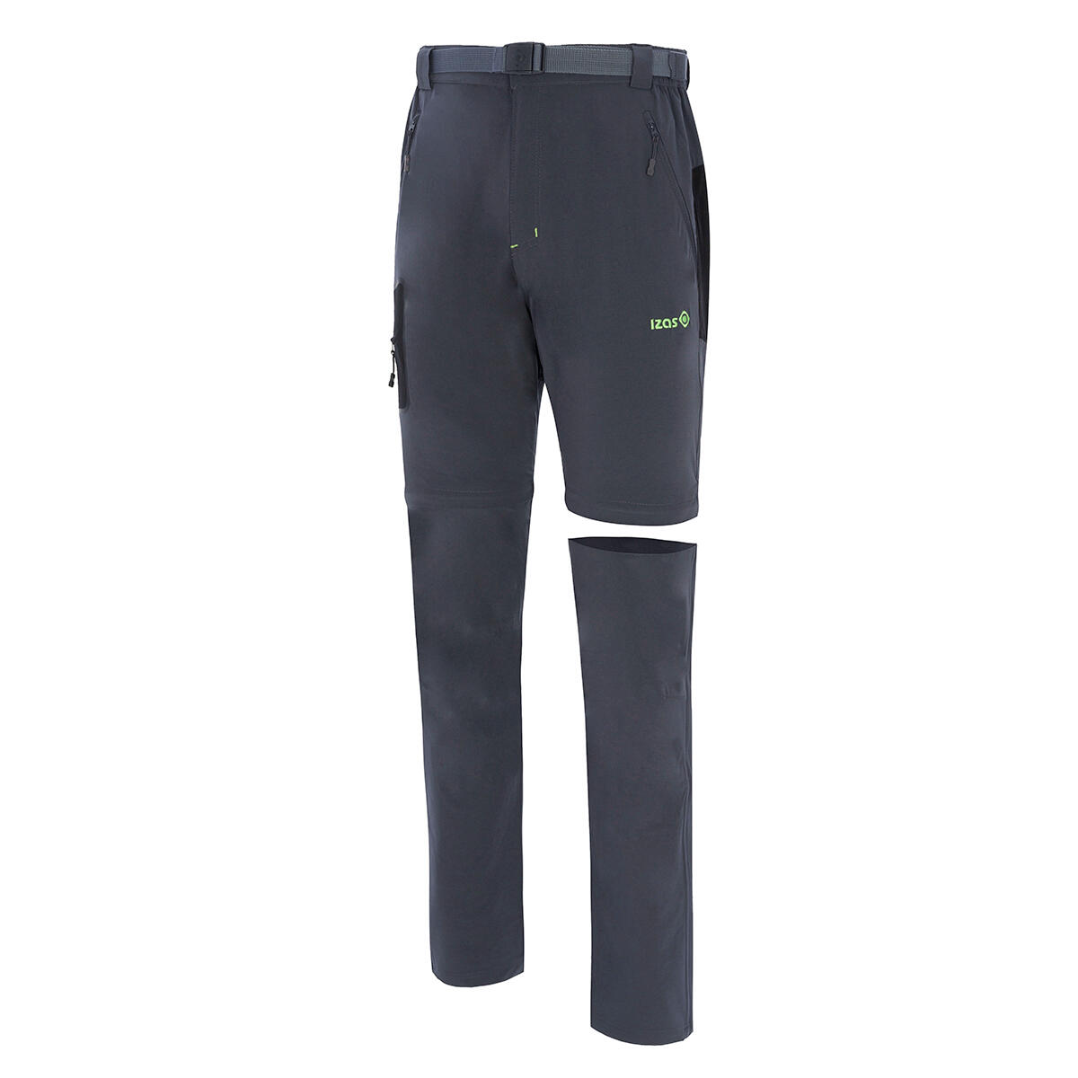 Izas - Pantalon Amovible Hommes Montagne Et Trekking Izas Willow - Pantalons - Gris|noir|vert - 58 4xl - Decathlon