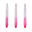 Muu Nylon Transparent Dart Shaft 50mm - Pink (6 pcs)