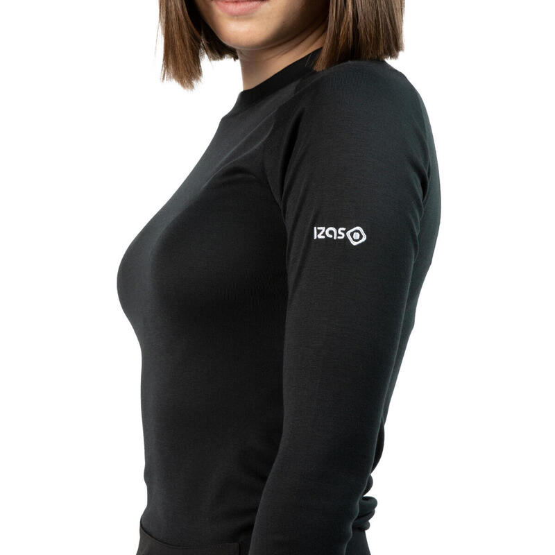 Camisola térmica de ski NELION preto mulher izas