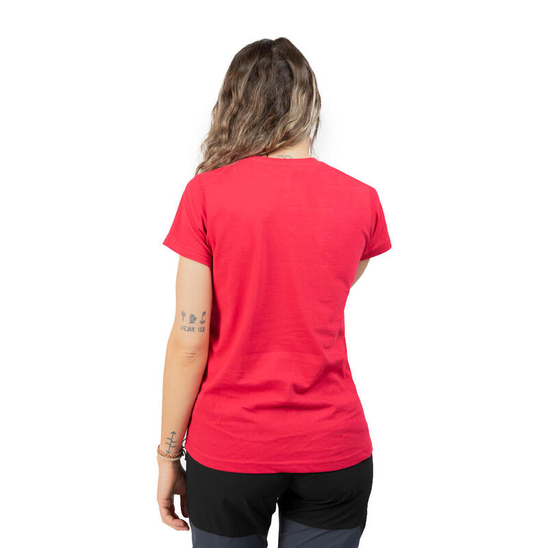 Izas MORAN T-shirt sportiva a maniche corte da donna in 100% cotone