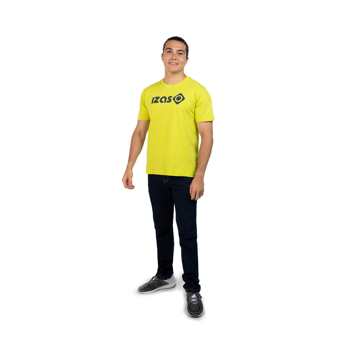 Camiseta deportiva manga corta 100 algodon hombre Izas MORAN Decathlon