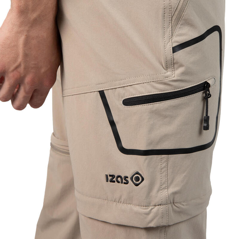 Izas KOBUK II Pantalon technique amovible de montagne et de trekking pour hommes