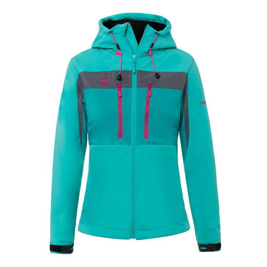 Izas INATYE Veste softshell de montagne et de trekking pour femme INATYE