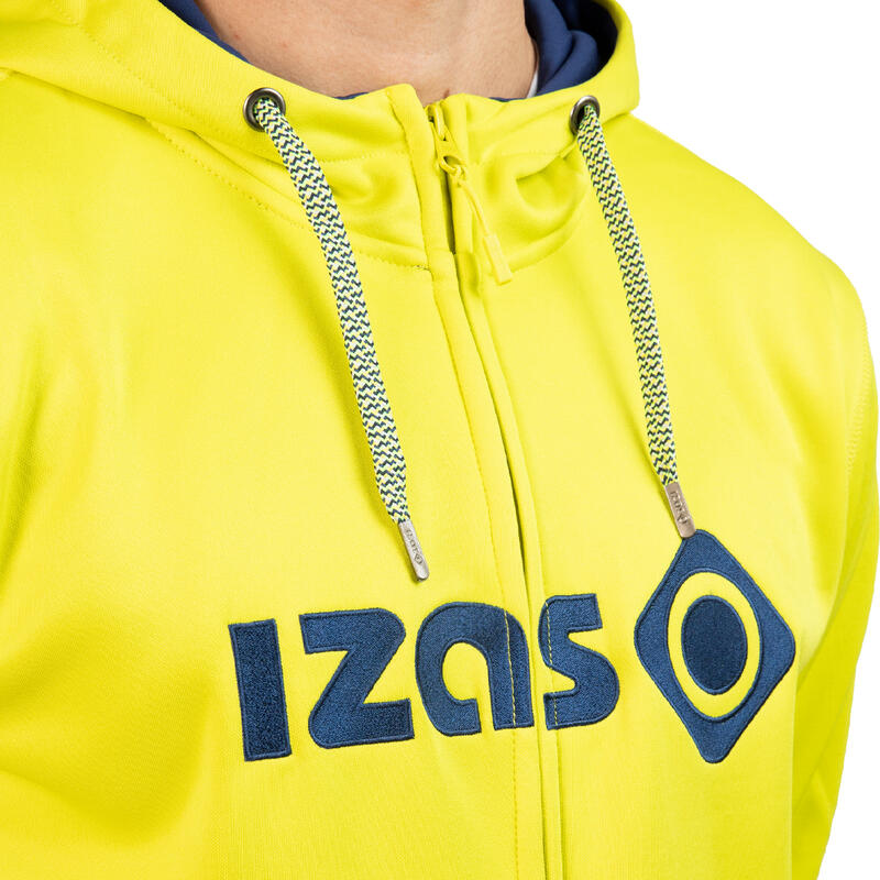 Gilet à capuche sportif pour hommes fermeture éclair Izas DUERO M JACKET