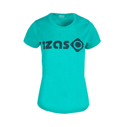 T-shirt de sport à manches courtes 100% coton Izas MORAN pour femme