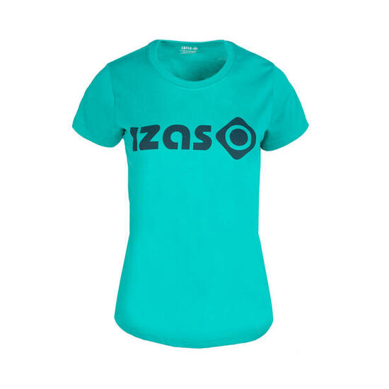 T-shirt de sport à manches courtes 100% coton Izas MORAN pour femme