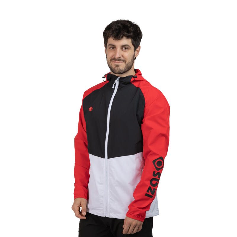 Chaqueta running y trekking con capucha BARR M para hombre