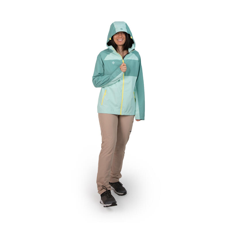 Izas PONS W Veste imperméable légère de montagne et de trekking pour femmes