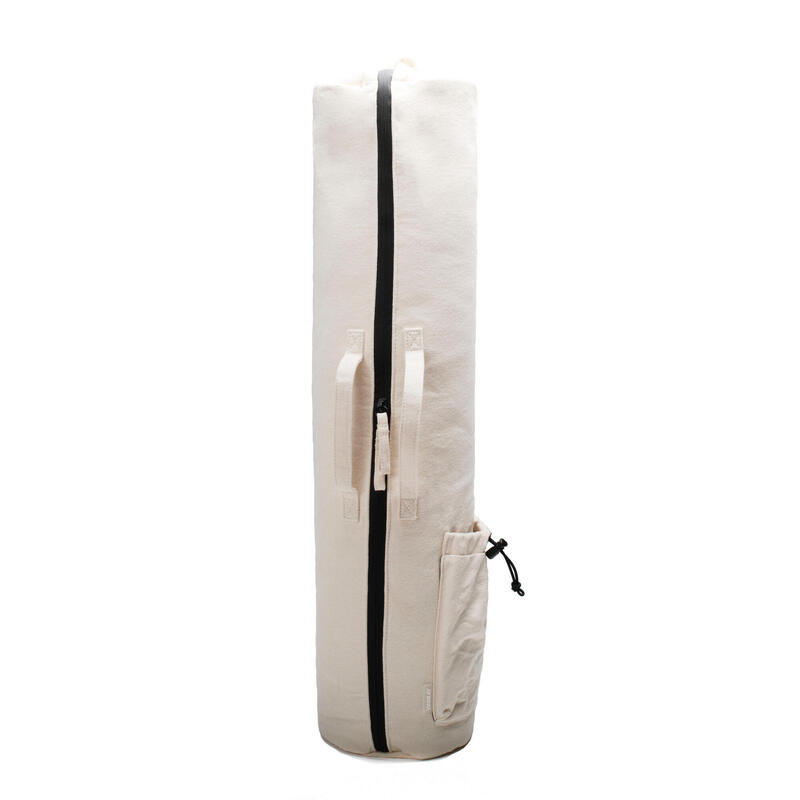 Avani-64,7cm-15L-Sac tapis de yoga-Coton BIOLOGIQUE+bandoulière (Natural Cotton)