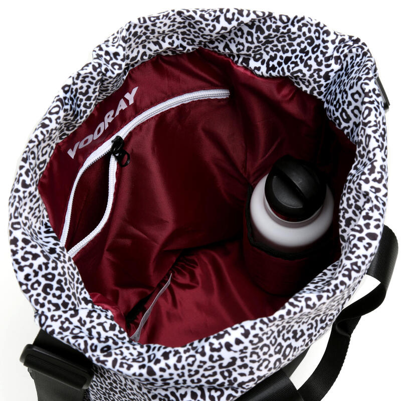 Flex Cinch Backpack - Zaino con coulisse da 23 litri (Leopard)