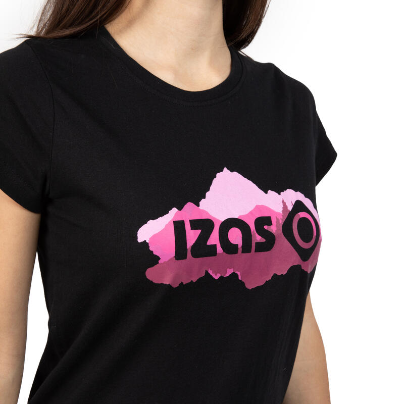 Izas katoenen dames-T-shirt met korte mouwen BROU W