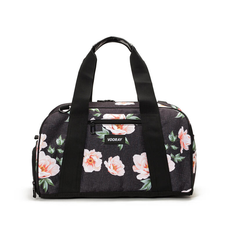Burner Gym-39cm/23L-Sac de sport compact+poche à chaussures (Rose Black)