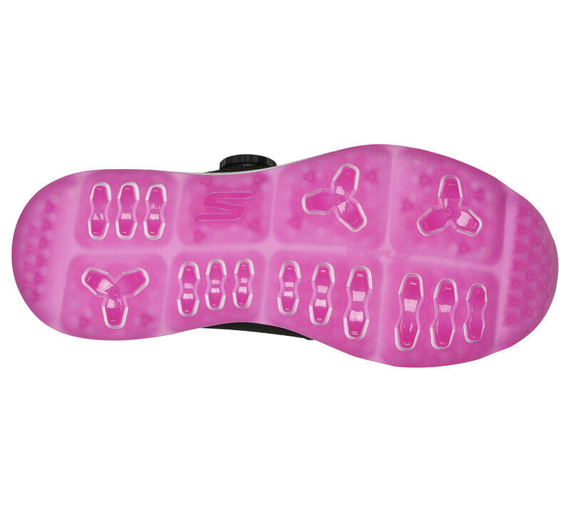 Skechers Go Golf Elite 5-slip in zwart-roze 4/5