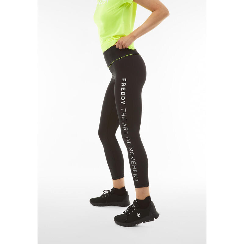 Leggings Superfit 7/8 traspiranti stampa THE ART OF MOVEMENT