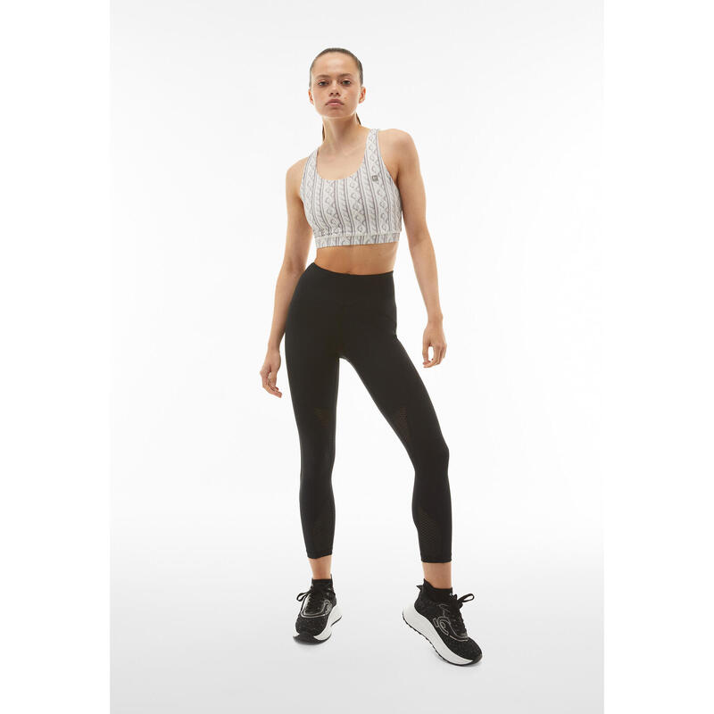 Leggings SuperFit transpirant longueur 7/8 avec inserts en maille opaque