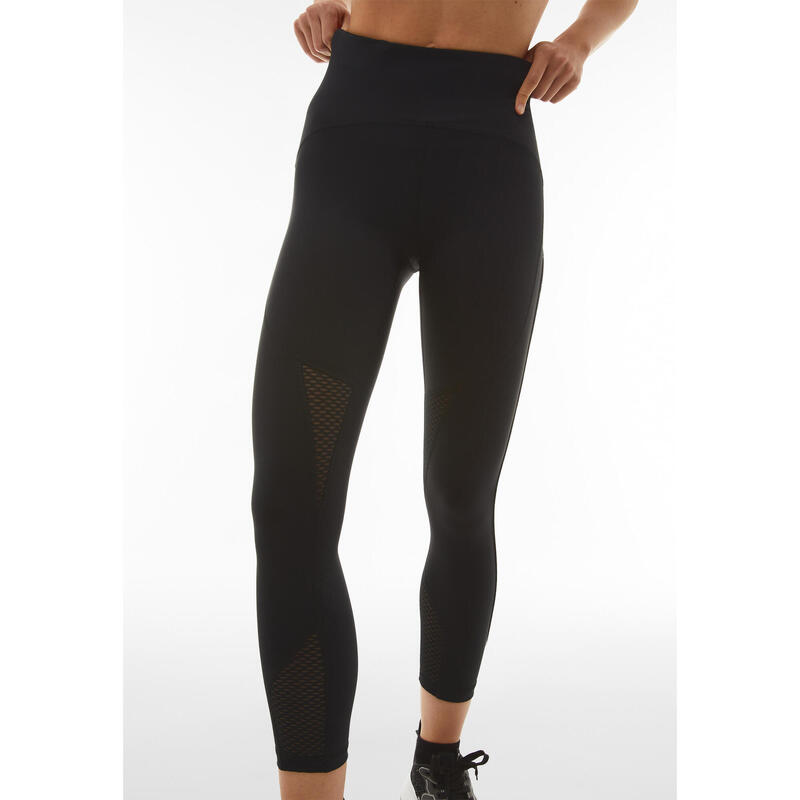 Leggings SuperFit transpirant longueur 7/8 avec inserts en maille opaque