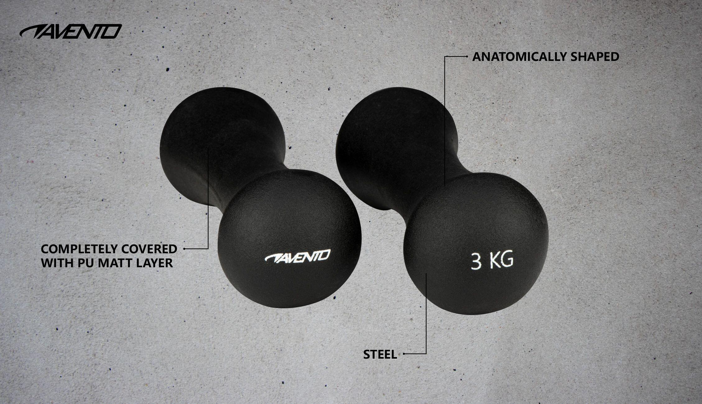 Hantel 1kg Os Avento (x2) 4/6