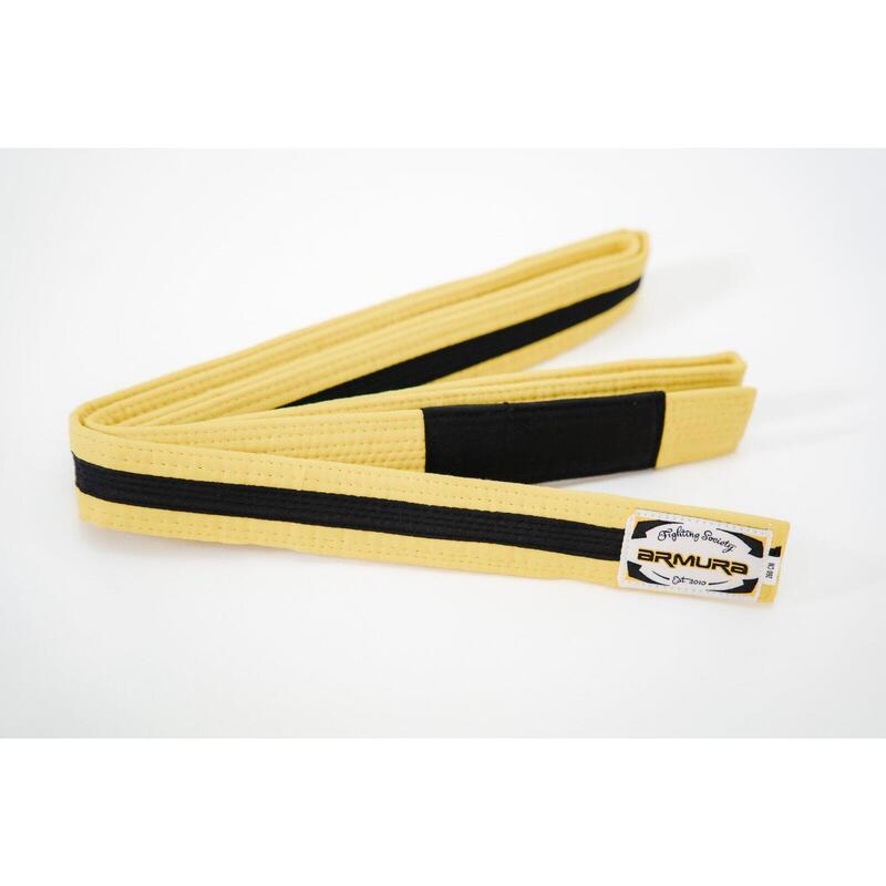 Centura BJJ  Praetorian ARMURA Galben/Negru/Galben