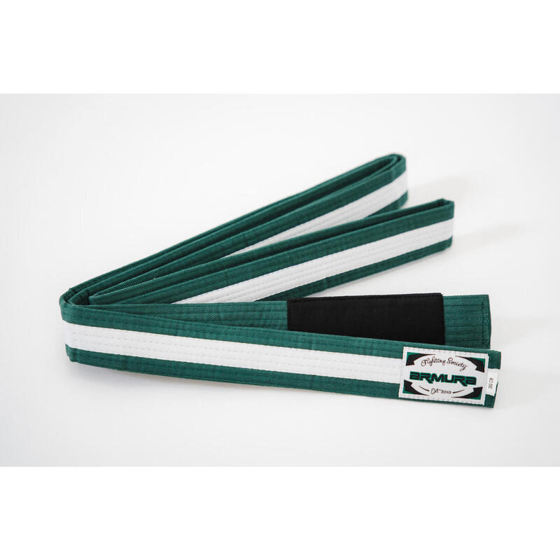 Centura BJJ  Praetorian ARMURA  Verde/Alb/Verde