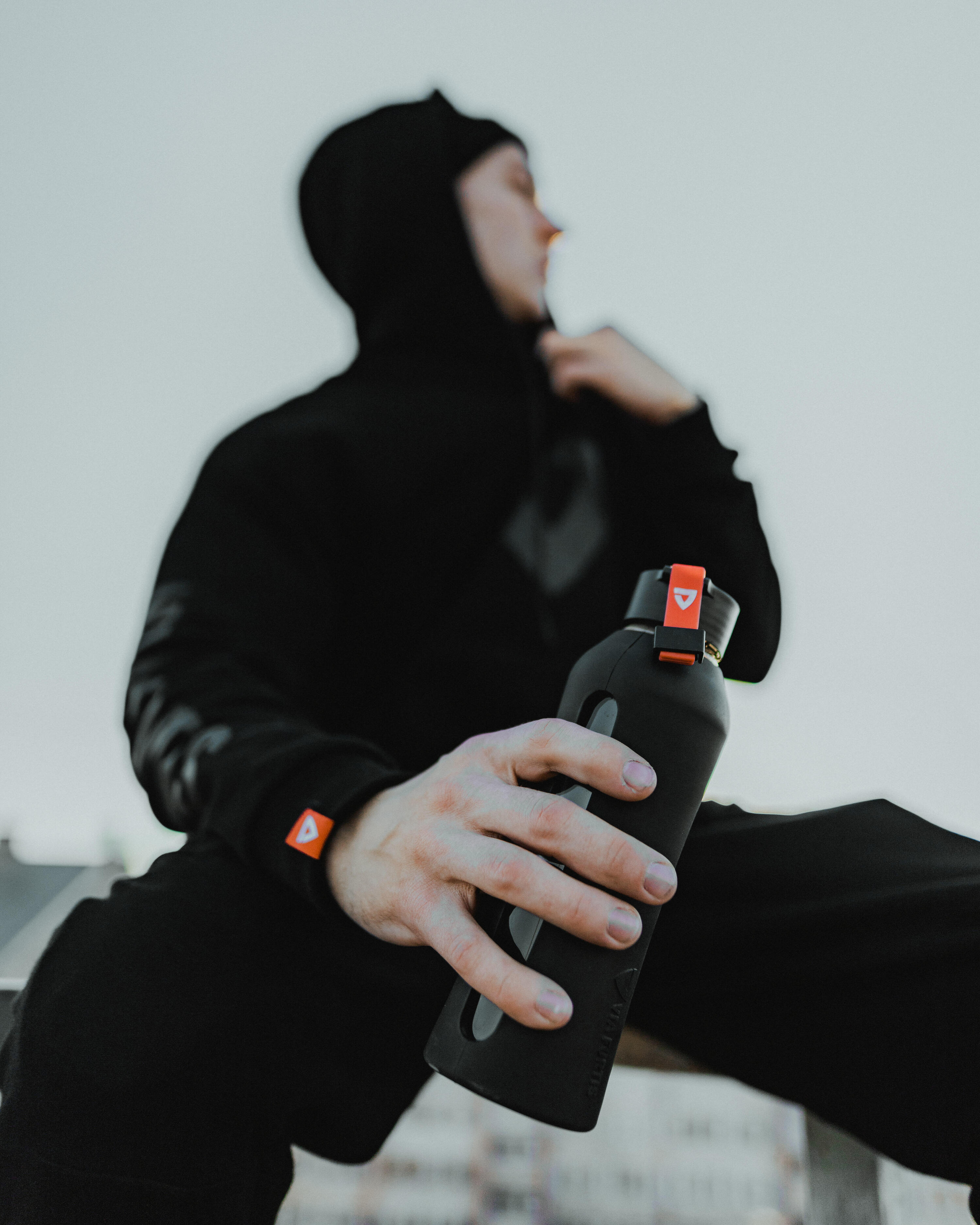 Glazen drinkfles met siliconen, BPA-vrij – voor fitness, fiets en kantoor 3/6
