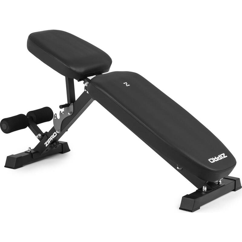 Banc de musculation Zipro Jacked réglable inclinable et déclinable, abdominaux