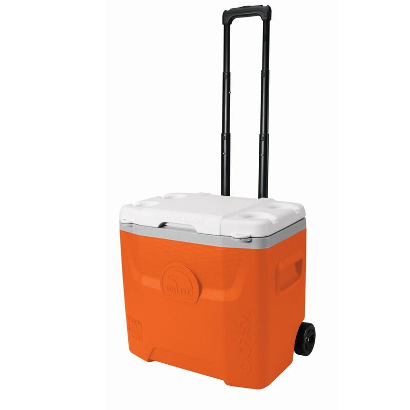 Nevera Portátil Camping y Senderismo IGLOO QUANTUM ROLLER 28 lts color naranja