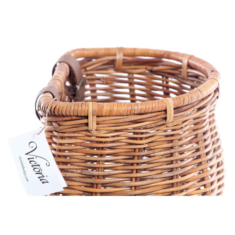 Cesta de bicicleta Victoria Classic, color miel - pequeña