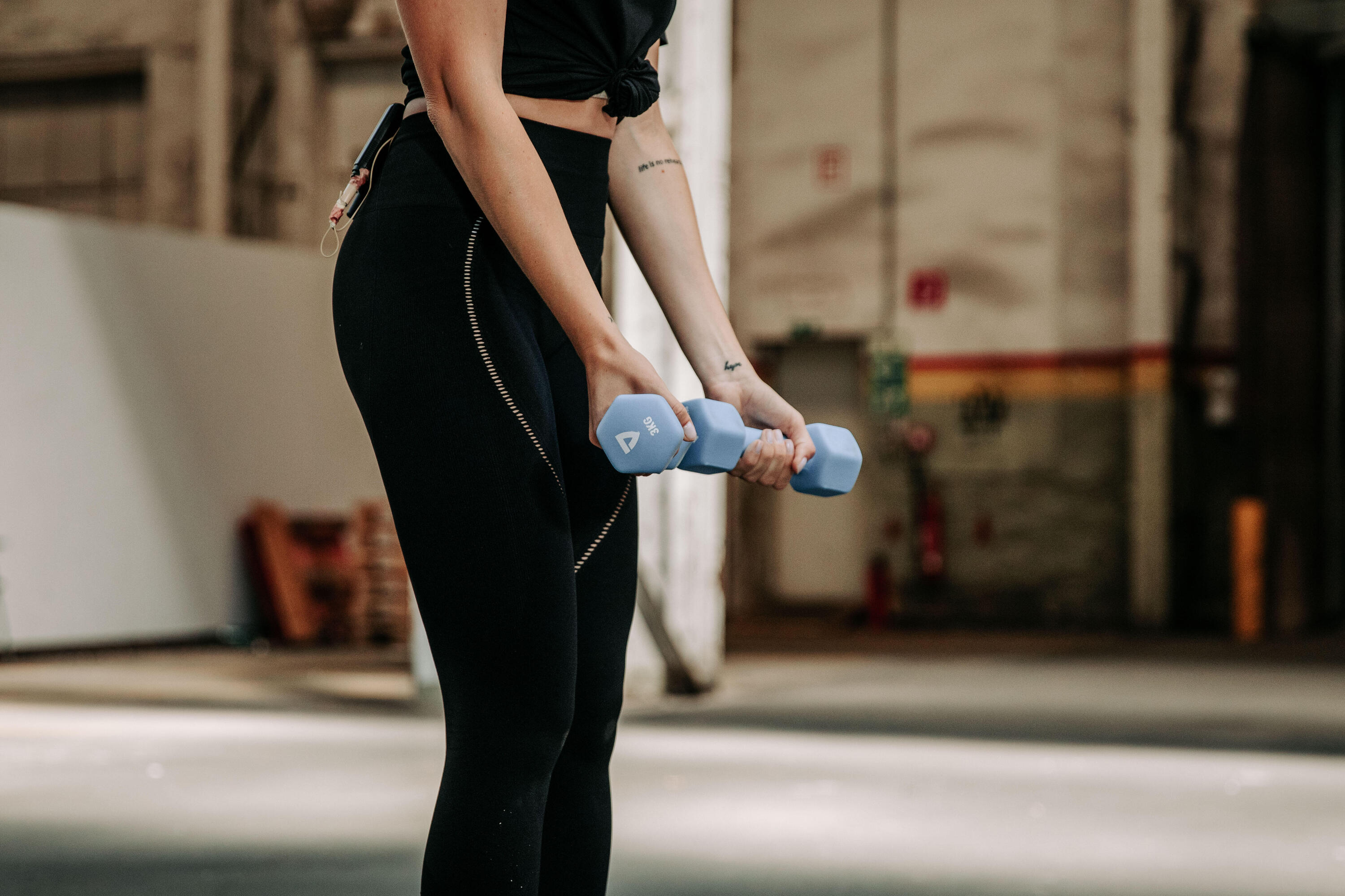 Haltères Premium en néoprène, pour fitness, pilates, musculation, renforcement 4/5