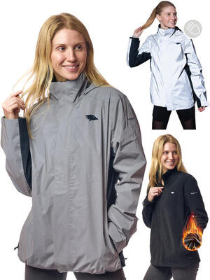 Valkental Damenjacke 3in1 Smart Jacket wasserdichte Jacke mit Fleece Zipp-In ...