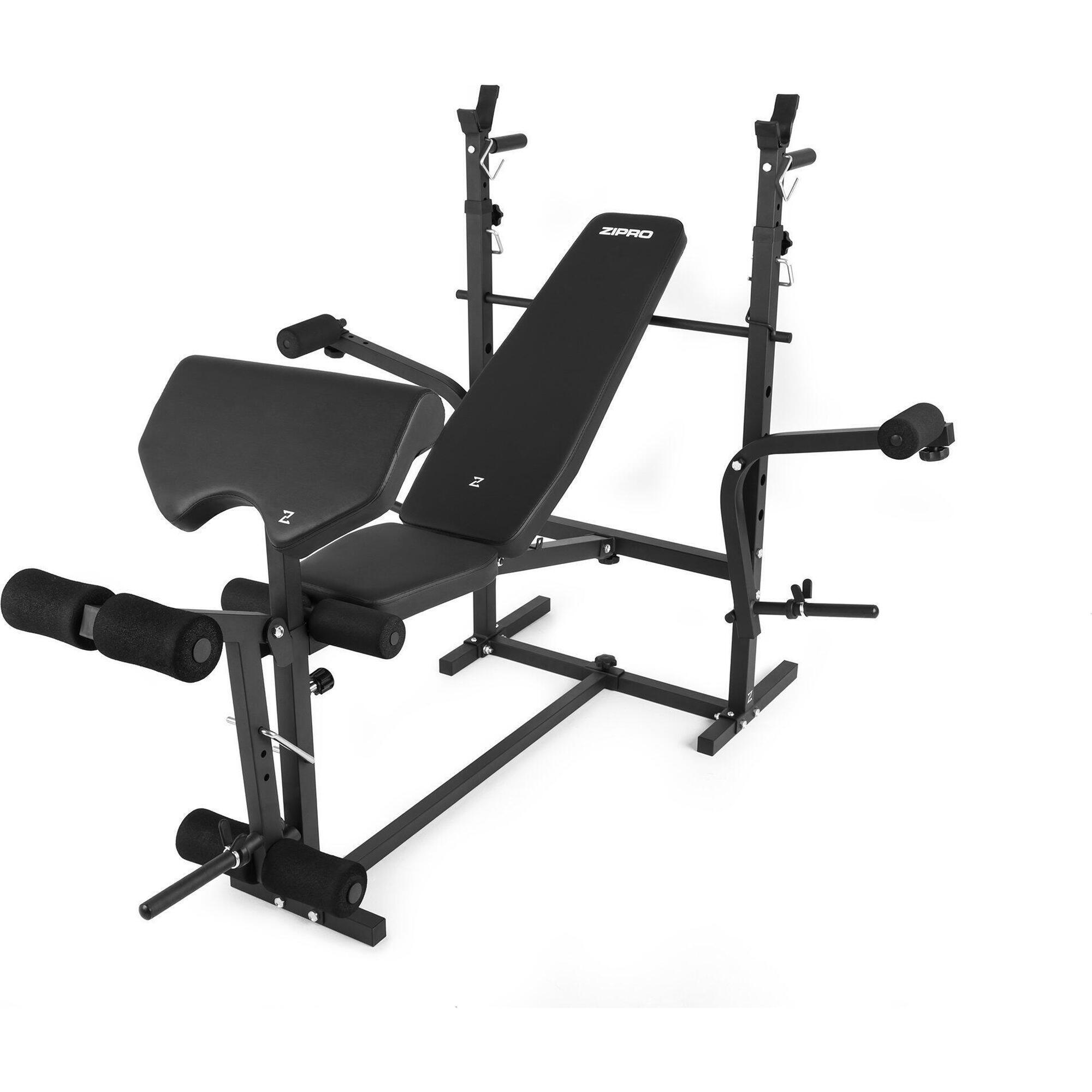 Banc De Musculation Multifonction Pliable - Avec Leg Extension, Charge Max 200kg, Pour Entraînement Complet à La Maison - 6