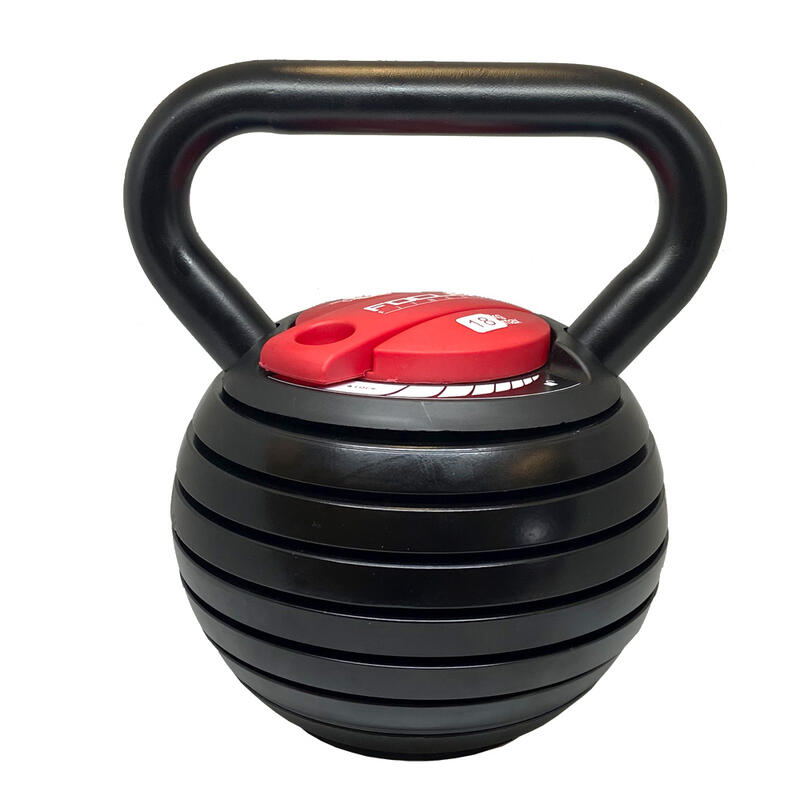 Kettlebell - Focus Fitness Einstellbar - 3 bis 18 kg