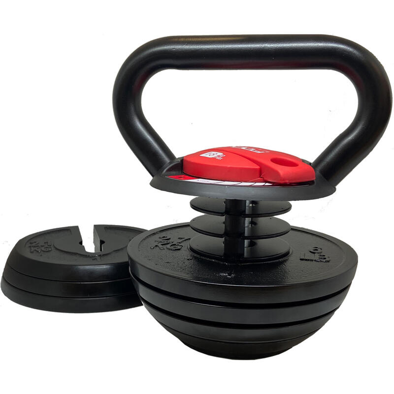 Kettlebell - Focus Fitness Einstellbar - 3 bis 18 kg