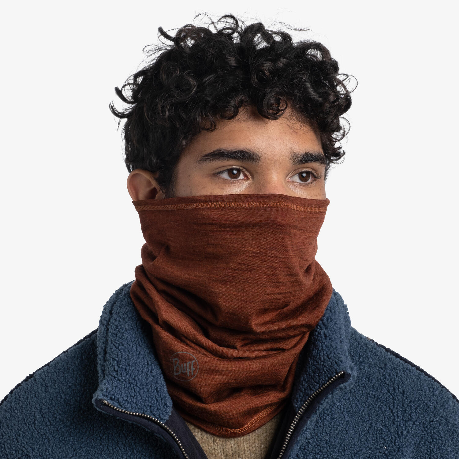 Komin chusta wielofunkcyjna z wełny merino lightweight 2/5
