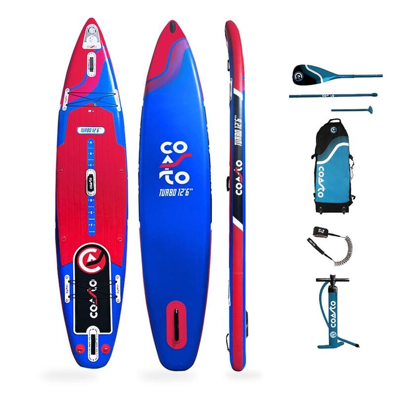 Stand Up Paddle Gonflable Cruising Turbo Dropstitch TTS 381x76x15cm 12'6x30x6"