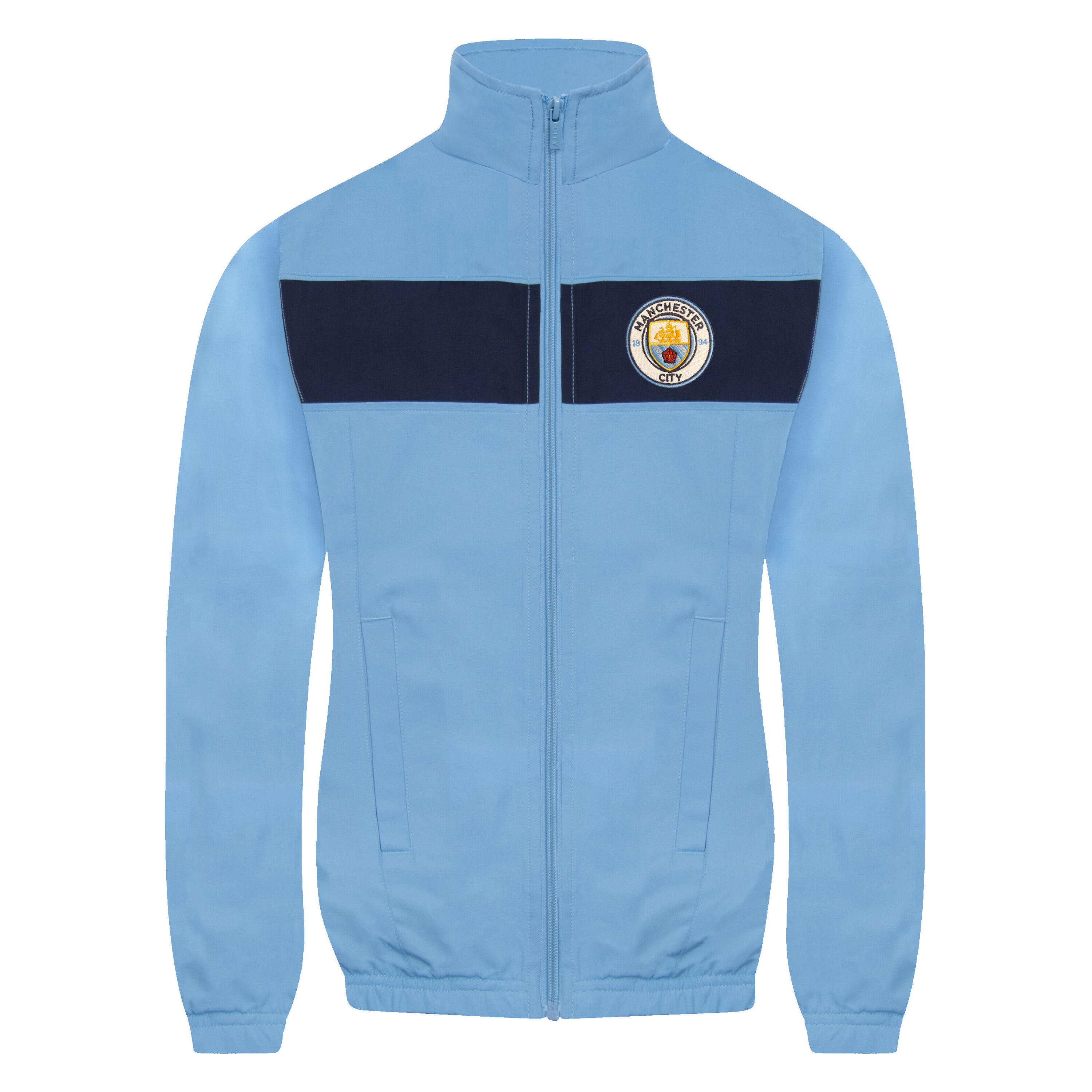 Manchester City Boys Tracksuit Jacket & Pants Set Kids OFFICIAL Football Gift 2/6