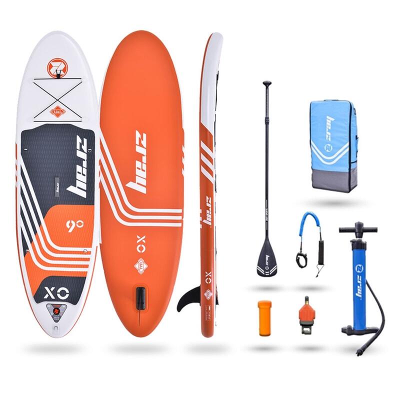 Sup Gonflable X-Rider Young 9' Dropstitch MAX 85kg 275x71x13cm(9'x28"x5") Rouge