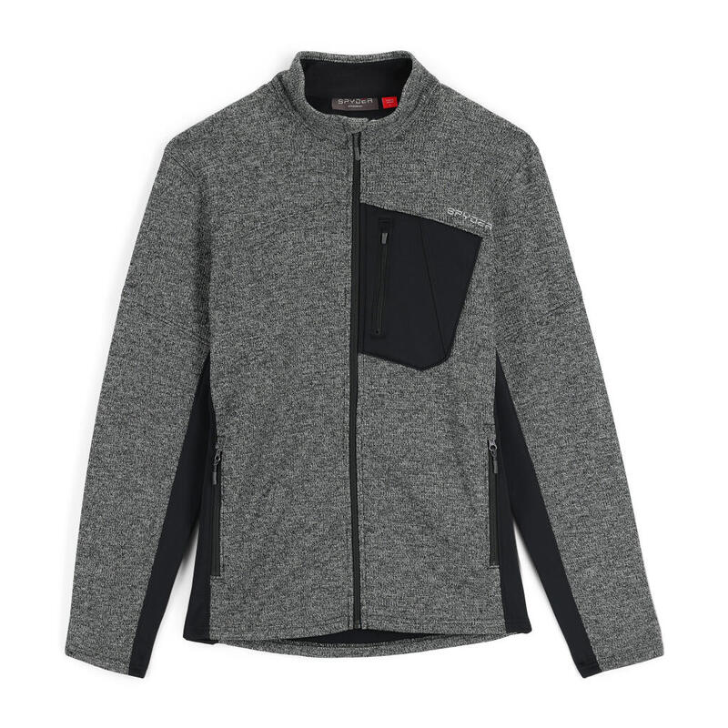 Fleecepullover Ski Herren - BANDIT HYBRID FULL ZIP